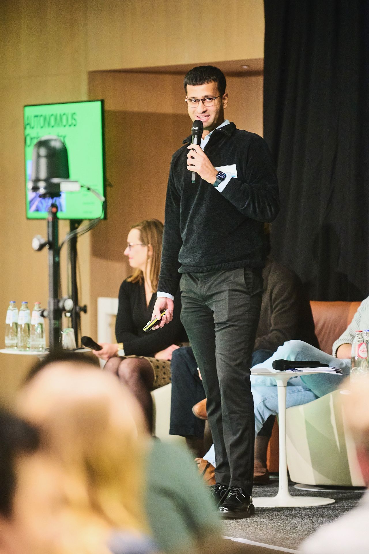 Kshitij presenting